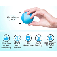 Bolas antiestrés de mano para adultos de 6cm con logotipo personalizado, refuerzo de alivio de la ansiedad, fisioterapia, ejercicio, agarre, núcleo, bolas para apretar
