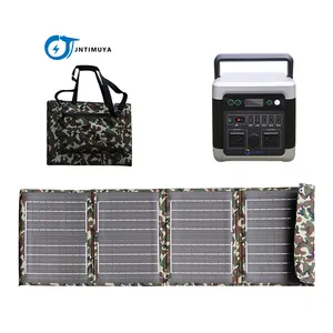 JNTIMUYA 100w便携式太阳能电池板澳大利亚价格销售250瓦野营房车折叠太阳毯