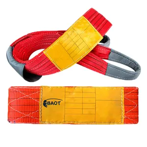 Baot Preço Barato 2T Poliéster Flat Lifting Sling Fator De Segurança 6 Vezes Carregando Webbing Sling