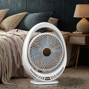 Ventilatore da tavolo a ricarica a tre livelli con luce notturna per auto RVs Home office progettato per un facile utilizzo - Product Image 1
