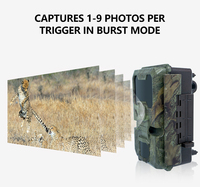 Caméra de chasse Keepguard 36MP Wifi 4k solaire, vitesse de déclenchement 0,25S, 30fps H.265 IP67