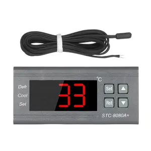STC 8080A + régulateur de température électronique 220V pour décongélation et réfrigération chronométrées