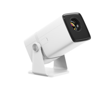 Projecteur vidéo Yovanxer A86W Mini Stand 4K sans fil WiFi, projecteur portable LED Full HD intelligent avec système d'écran miroir