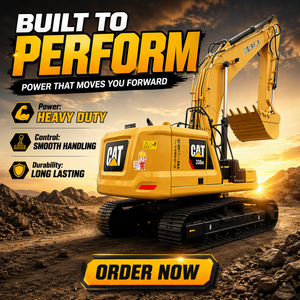 Excavadora de cadenas CAT330D usada, modelo 2022, motor C7.1, 30 toneladas, maquinaria de minería y construcción, bomba de caja de cambios, bajo precio. - Product Image 4