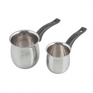 Ensemble de casseroles en acier inoxydable écologiques, compatibles gaz et induction, avec supports de casseroles inclus, différentes tailles, modèle Mayur Exports 5035 - Product Image 1