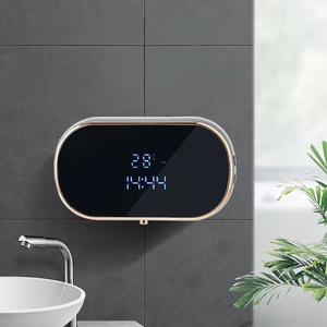 Wholesale All-In-One Smart Home Hand Dispenser Digital Display Wall-Mounted Mobile Phone <b>Foam</b> <b>Machine</b> Safe Charging Flushing - Product Image 3
