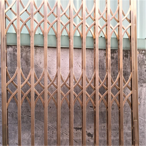 Puerta Enrollable <span class=keywords><strong>de</strong></span> <span class=keywords><strong>Aluminio</strong></span> con Rejilla <span class=keywords><strong>de</strong></span> Seguridad <span class=keywords><strong>de</strong></span> Diseño Moderno y Ornamental a Bajo <span class=keywords><strong>Precio</strong></span> con Superficie Acabada - Product Image 2