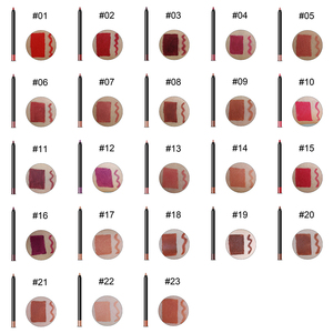 Lip Liner Vendor Custom Best seller Waterproof Smoothly Lip Liner Pencil Creamy Dark Brown Nude Gel Lipliner Private Label - Product Image 3