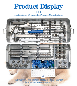 A-Type Total <span class=keywords><strong>Hip</strong></span> System Instrument 4 # ~10 #   Medische orthopedische implantaatgereedschappen voor dieren voor heupreconstructie - Product Image 4