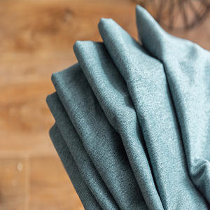 Nuovo produttore nordico semplice camera da letto moderna soggiorno di fascia alta tende oscuranti elegante tessuto di canapa isola spessa casa - Product Image 4