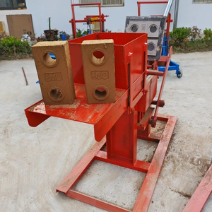 Manual Hydraulic Clay Hollow <strong>Block</strong> Making Machine with Engine &amp; Gear <strong>Brick</strong> Molding Equipment for Construction - Product Image 3