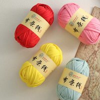 Yarn Assorted Colors Skeins Knit Crochet Yarn Fabric Yarn for Making Blanket Crocheted Bag Needlework Craft Weaving