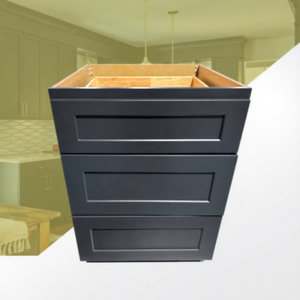 Gabinetes de cocina directos de fábrica Venta caliente americana Gabinete de cajón de madera Puerta a puerta Envío Gabinetes de cocina con cajones - Product Image 1