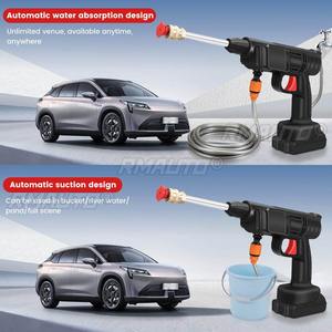 20000mAh Cordless High Pressure <b>Washer</b> Spray Water Gun <b>Car</b> Wash Pressure Water Nozzle Cleaning Machine for Makit 18V Battery - Product Image 5