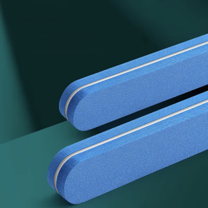 Lime à ongles et polissoir double face en éponge droite avec grain grossier et fin, outil de ponçage multi-facettes pour ongles - Product Image 4