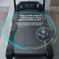 Tapis roulant électrique pliable intelligent pour la maison avec moteur de 3,5 CV et cadre en acier pour les studios de fitness intérieurs et l'usage familial