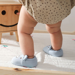 Dieren Patroon Pasgeboren <span class=keywords><strong>Baby</strong></span> Peuter Katoenen Sok Schoenen Slip-On Zachte Zool Antislip Winter Warme Eerste Wandelaar - Product Image 3