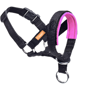 Collar Ajustable para Perros al por Mayor, Arnés Antitirones con Bozal Acolchado de Tela y Cintas Sólidas para Mascotas - Product Image 1