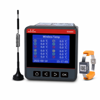 Compteur d'énergie triphasé sans fil EastSong ES600C-X-9 avec capteur de température, LoRa, Ethernet, Modbus TCP, 9 canaux, classe 0.2S
