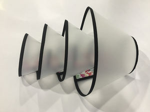 Bozales protectores para mascotas, collares de PVC transparentes, antiladridos, antilamidas, cubierta inteligente para la cabeza para gatos y perros - Product Image 5