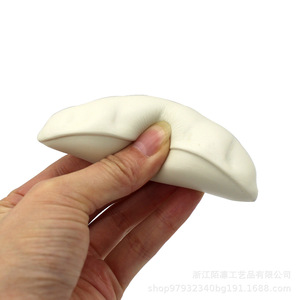 Pu Foam High <b>Rebound</b> Dumpling Shape Stress Relief Toy Soft Promotional Gift - Product Image 2