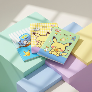 pokemon Saddle Stitch <b>Notebook</b> 20 PCS <b>Set</b> Cute Character Kawaii Kids Stationery School Pikaed Random Korean Sealed Gift - Product Image 3