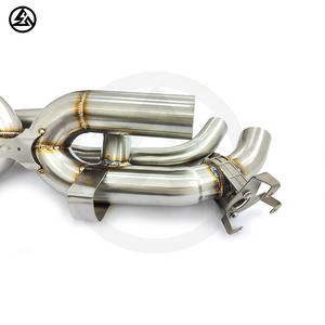 Silencieux d'échappement en acier inoxydable CSZ pour Porsche <span class=keywords><strong>911</strong></span> 992 3.0T 3.8TT, compatible avec la conception de soupape OEM - Product Image 6