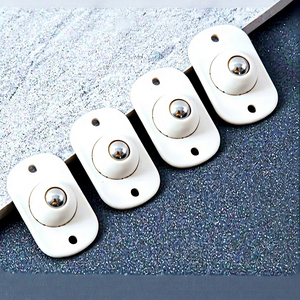 Roulettes adhésives pour meubles, type rigide sans frein, design minimaliste, installation facile, utilisation à domicile ou au bureau - Product Image 1