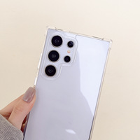 Coque arrière ultra transparente 1.5mm transparente TPU souple anti-rayures Absorption des chocs pour Samsung Galaxy
