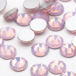 Groothandel Bulk Strass Steentjes SS 10,12,16,20 roze Opaal Platte Rug Strass Kristal Diamant voor Nagelkunst Design - Product Image 3