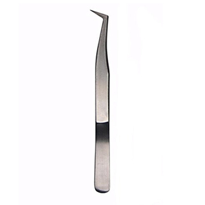 Pinces à cils professionnelles à pointes en fibre pour greffe de cils, pinces à nano-adhérence, pinces russes à 90 et 45 degrés pour extensions de cils - Product Image 1