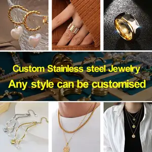 SSeeSY Maker Fashion Custom Ring Earrings Bracelet Pendant Necklace Custom Silver Stainless Steel Jewelry Manufacturer