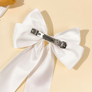 مشبك شعر كبير الحجم بلون واحد للسيدات، مصنوع من مادة البوليستر متعددة الاستخدامات للمناسبات اليومية والتجمعات مع أفضل الأصدقاء - Product Image 4