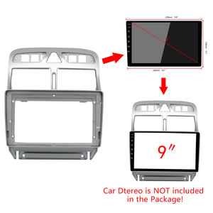 Kit d'installation multimédia pour tableau <span class=keywords><strong>de</strong></span> bord <span class=keywords><strong>de</strong></span> voiture <span class=keywords><strong>PEUGEOT</strong></span> 307 307CC 307SW 2002-2013, autoradio Android, stéréo, accessoire intérieur surround - Product Image 2