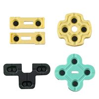 Pad de boutons conducteurs NSLikey pour manette PS2, pad de contact en caoutchouc pour boutons D-Pad