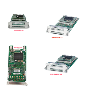 Nouveaux modules vocaux de routeur transcepteurs à fibre optique série NIM-PVDM avec capacités de 32, 64, 128, 256 bits - Product Image 1