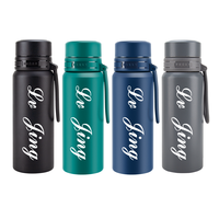 En gros 600ml 720ml Double Mur En Acier Inoxydable Isolation Sous Vide Voyage Sport Bouteille D'eau