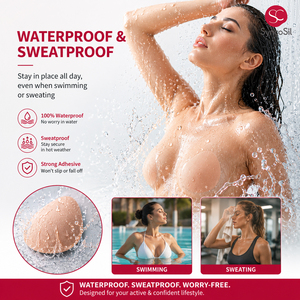 Cinta Adhesiva para Senos con Forma de Gota Grande, para Mujeres de Talla Grande, con Efecto Push-Up - Product Image 2