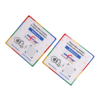 Etiqueta Adhesiva de Epoxy RFID para Compartir en Redes Sociales, Etiqueta NFC de 13.56MHz con Código QR para Acceso a Google, Facebook y Tiktok