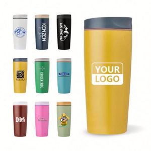 Tasse à café personnalisée, tasse isotherme en acier inoxydable tendance, bouteille d'eau portable pour étudiants, pour l'extérieur, avec logo personnalisé - Product Image 1