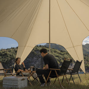 Auvent de camping en plein air personnalisé à prix d'usine, auvent en toile Oxford à étoile, auvent à pic unique, auvent de montagne, auvent de fête en plein air, <span class=keywords><strong>tente</strong></span> de réception - Product Image 5