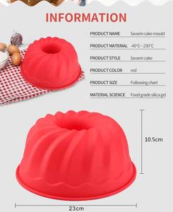 9inch Gear-shaped silicone cake mold DIY bread toast baking tool with functions for chocolate, <b>jelly</b>, <b>pudding</b>, and soap molds - Product Image 2