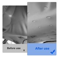 Kit de réparation de plafond de voiture 65 pièces, rivets de toit universels, boutons à pression pour plafond de voiture avec outil d'installation