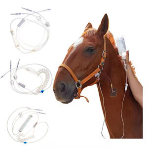Equipo de Infusión para Animales Grandes, Tubos en Espiral en Y para Caballos y Vacas, Terapia de Goteo de Vitaminas, Medicamento Equino para Caballo - Product Image 1