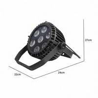 Projecteur LED Par 180W DMX512 RGBW pour DJ, club, fête, concert, événement