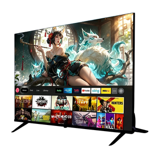 Venta al por mayor B2B de fábrica/Muestra disponible/Sin venta al por menor, <span class=keywords><strong>TV</strong></span> inteligente Android sin marco de <span class=keywords><strong>50</strong></span>, 55, 65, 70, 75, 85 pulgadas con pantalla LED y múltiples interfaces - Product Image 1