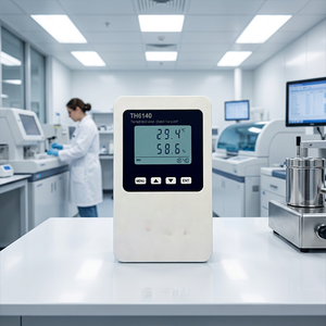 Termómetro Higrómetro de Plástico con Pantalla LCD y Wi-Fi de Alta Precisión, Clasificación IP54, Almacenamiento de Datos, Registrador de Temperatura para Congeladores de Vacunas - Product Image 1