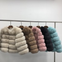 Manteau en fourrure de renard véritable, tendance, luxe, pour femmes