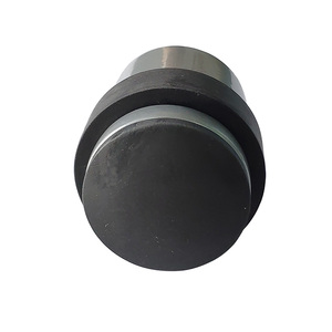 Kak — butoir de porte rond en <span class=keywords><strong>caoutchouc</strong></span>, bloc de porte, montage au sol, en alliage de zinc - Product Image 2