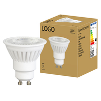 Céramique LED GU10 MR16 ampoule 110V 220V projecteur lampe 7w 9W 10W led ampoule 38/120 degrés 3000K 4000K 6000K